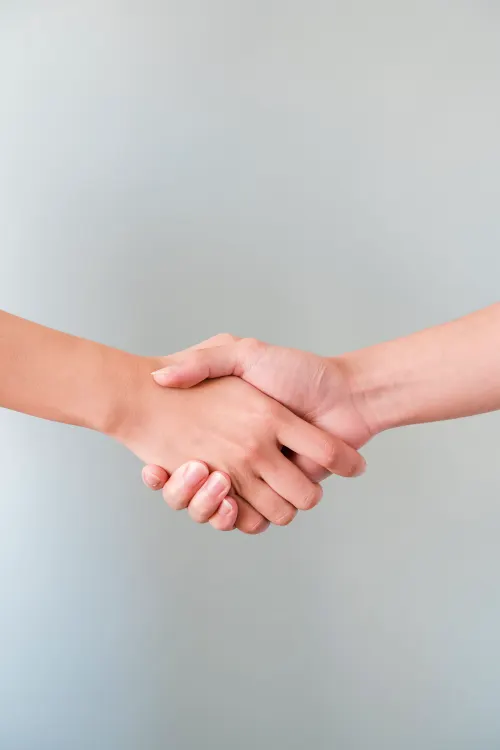 Handshake between a landlord and tenant, symbolising agreement on compliance responsibilities